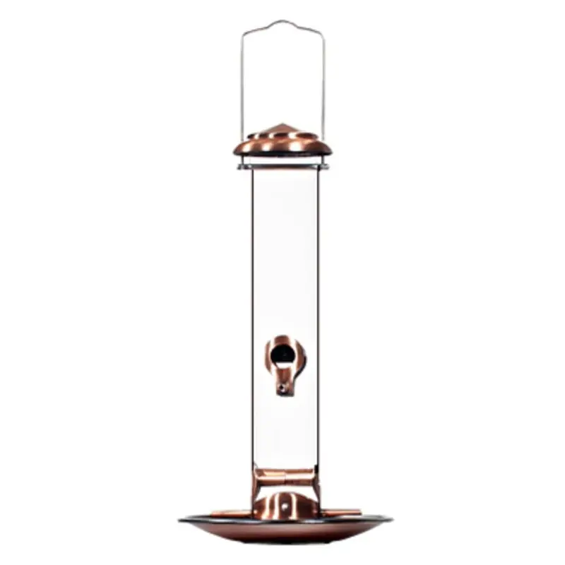 Copper Tube Bird Feeder, 16-1/2 Inch
