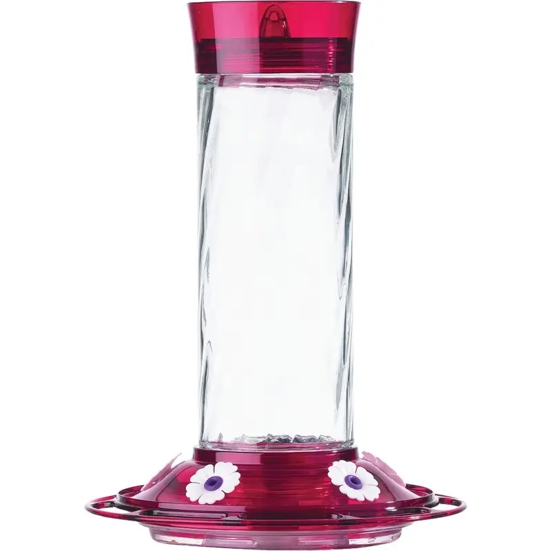 Diamond Shaped Hummingbird Feeder with 30 Ounce Capacity
