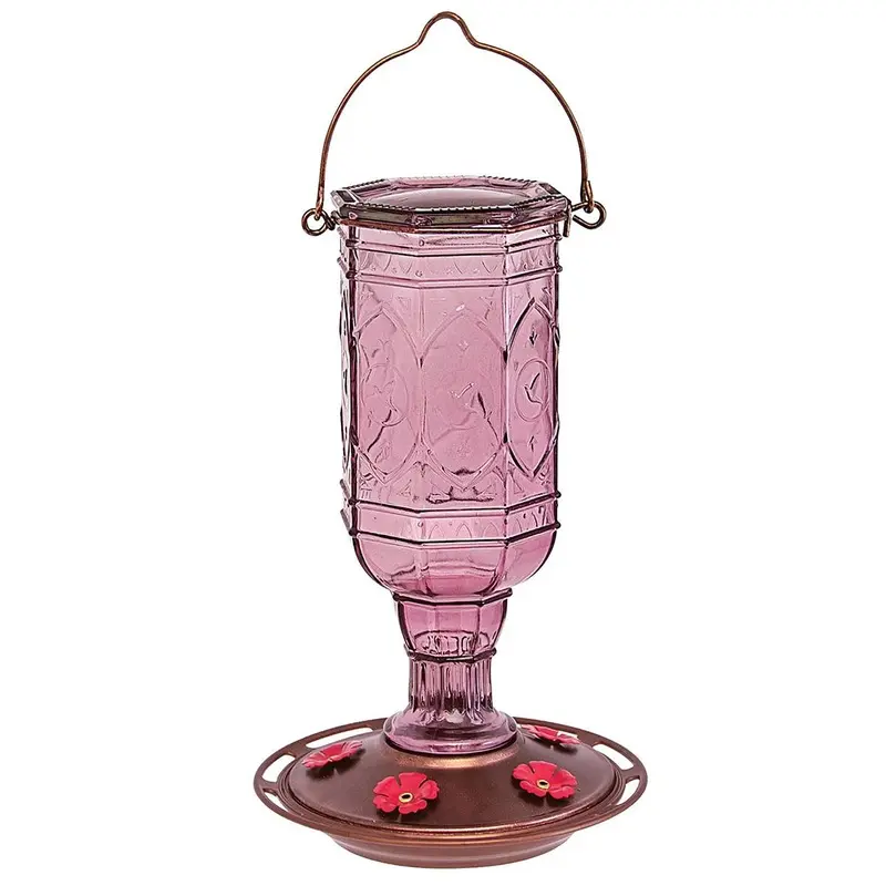 Hummingbird Feeder Jewel Amethyst 20 Ounce Capacity