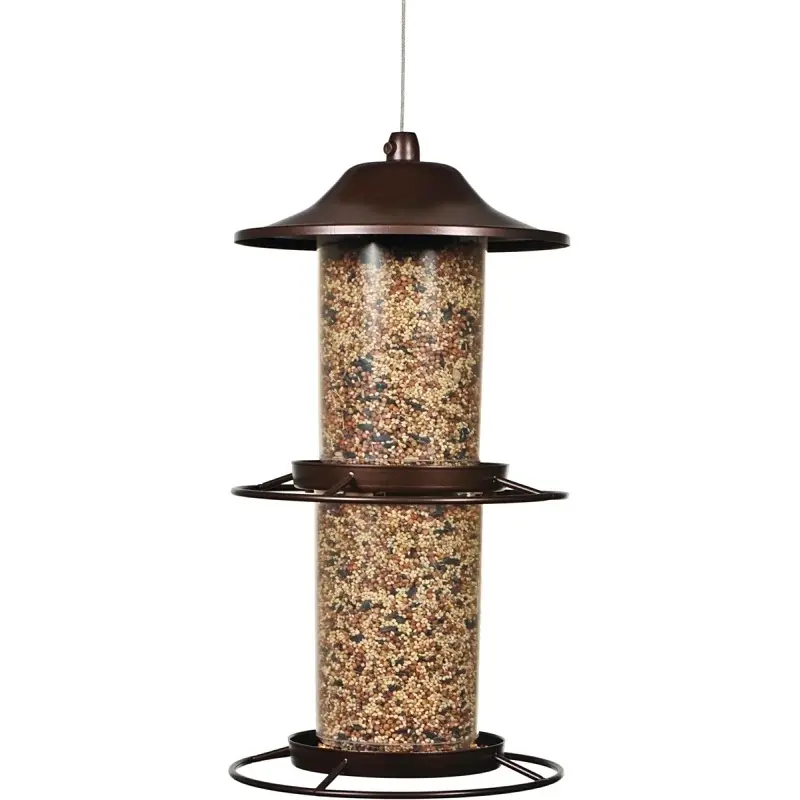 Panorama Bird Feeder, 17 Inch Diameter, Weather-Resistant Design
