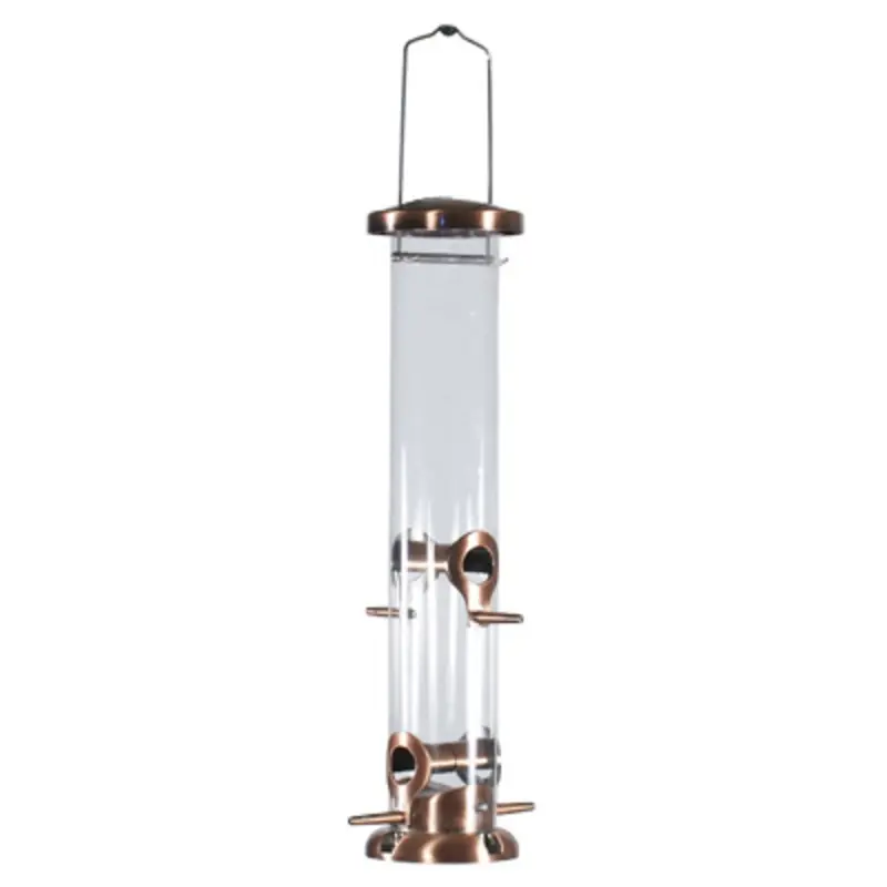 Tube Bird Feeder with 1.5 Pound Capacity for Outdoor Use
