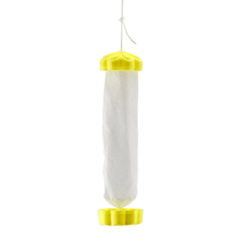 Finch Bird Feeder with Flower Design, Durable Outdoor Hanging Feeder