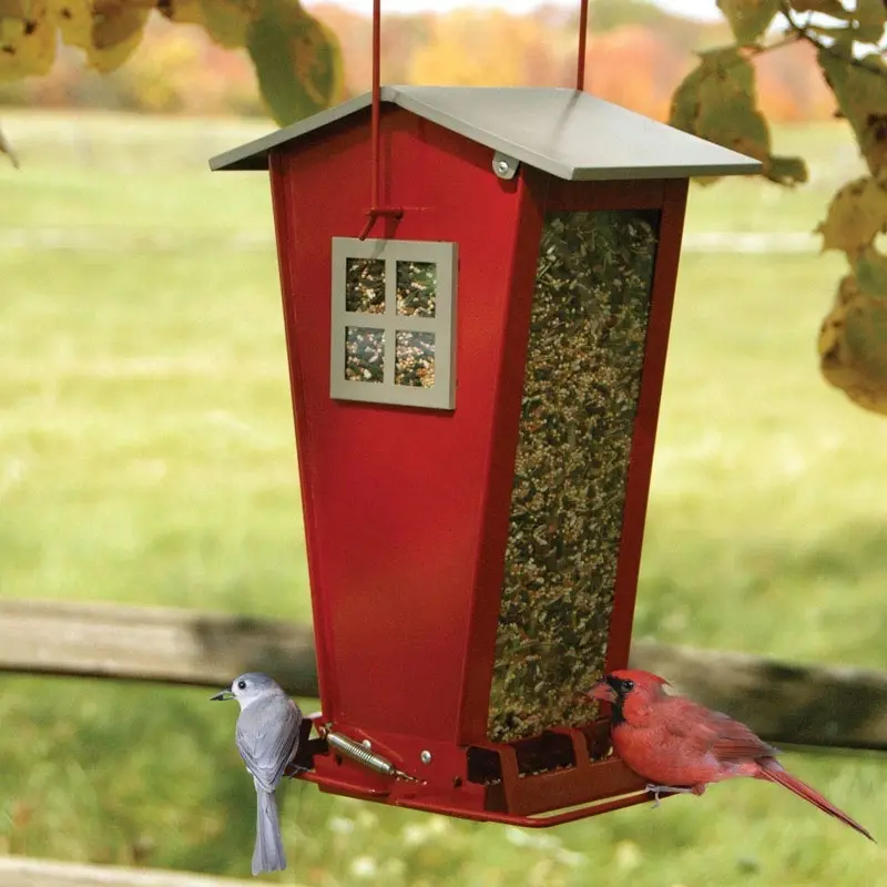 Snack Shack Squirrel-Resistant Bird Feeder Holds 7 Pounds