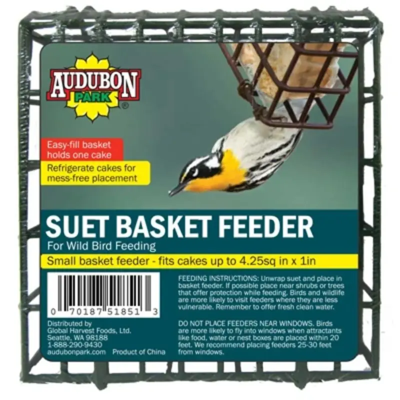Wild Bird Suet Basket Feeder