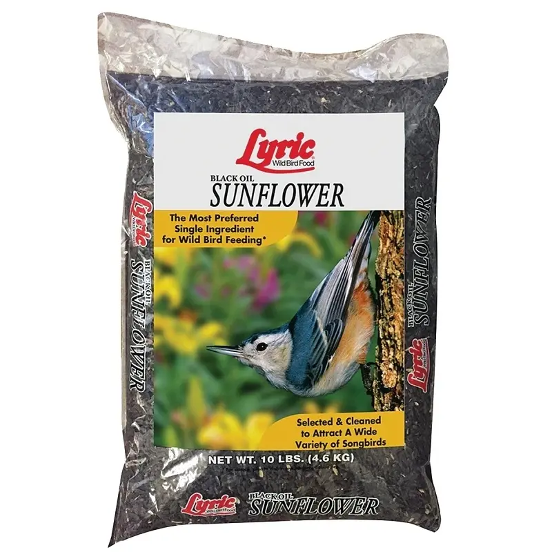 Black Oil Sunflower Seed Bird Food, 10 Pounds Bag