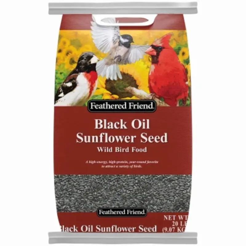 Black Oil Sunflower Seed Wild Bird Food, 20 Lb. Bag
