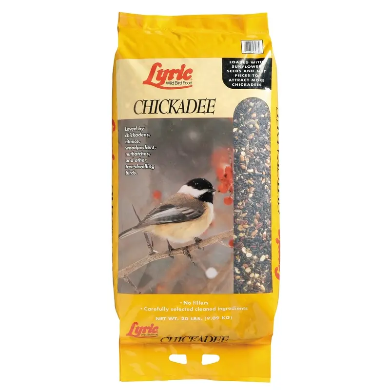 Chickadee Wild Bird Food Premium Sunflower and Nut Mix 20 Pounds