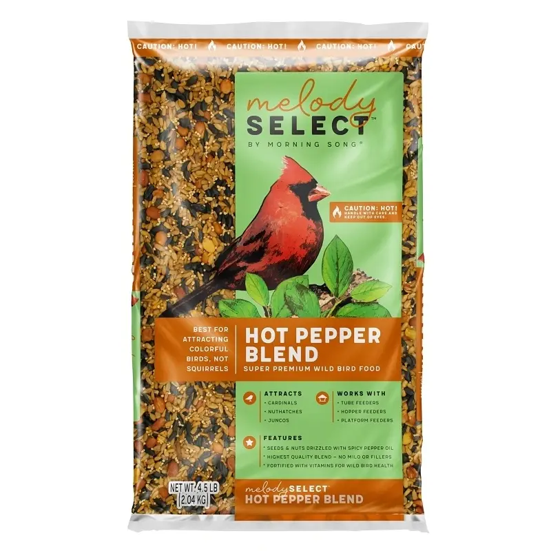Hot Pepper Spicy Wild Bird Food, 4.5 Pound Bag