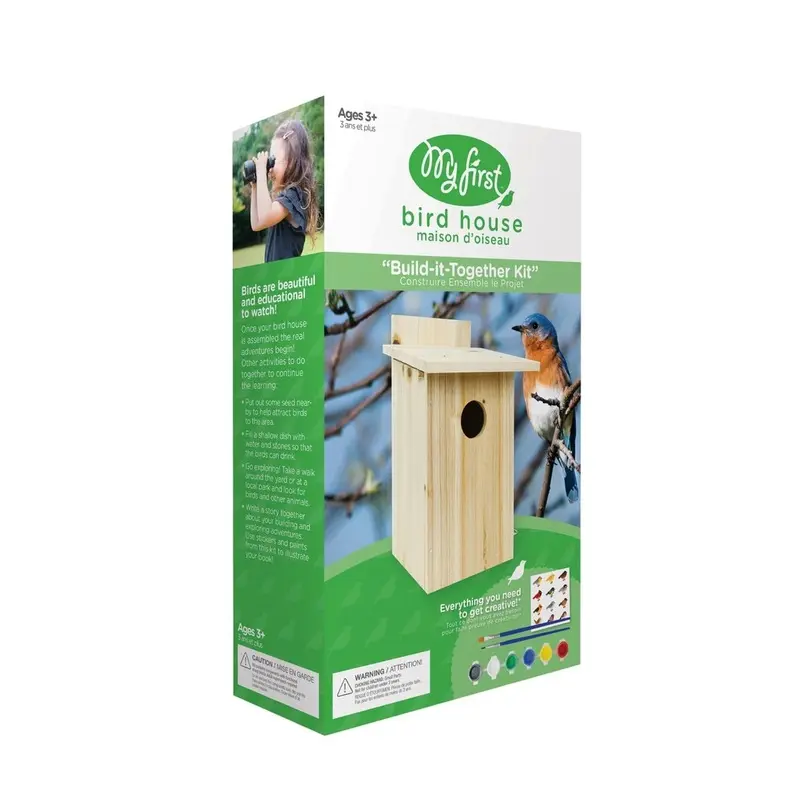 Nature's Way My First Blue Bird House w/ Viewing Window DIY Kit