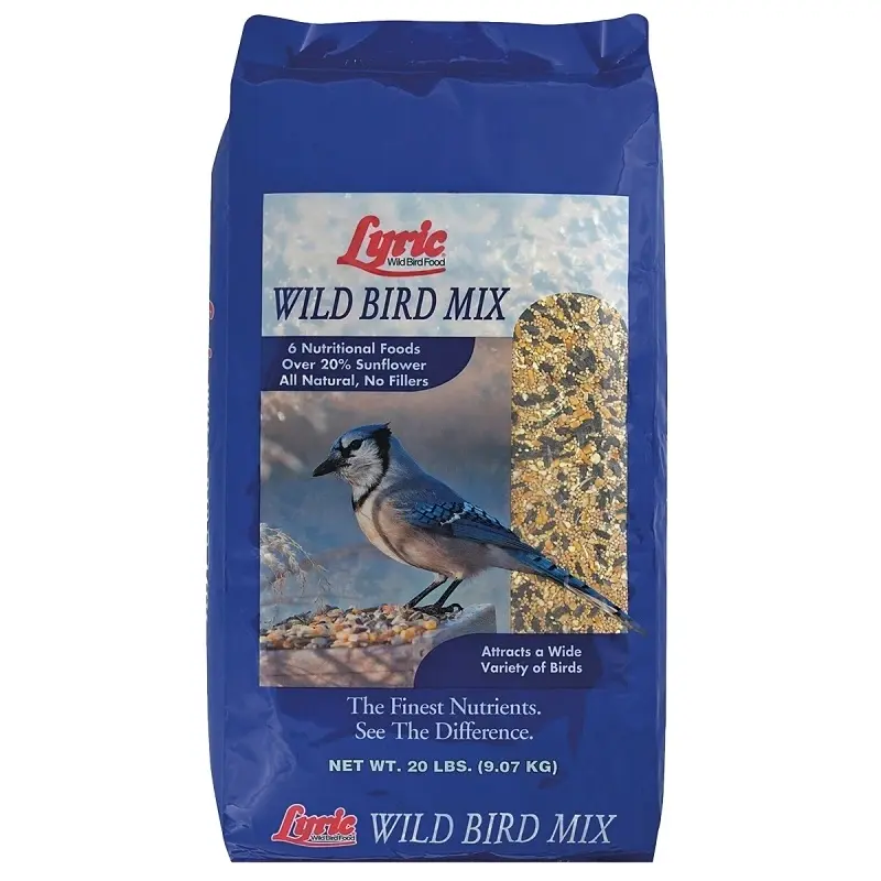 Wild Bird Food Mix 20 Pounds Premium Blend for Attracting Various Bird Species