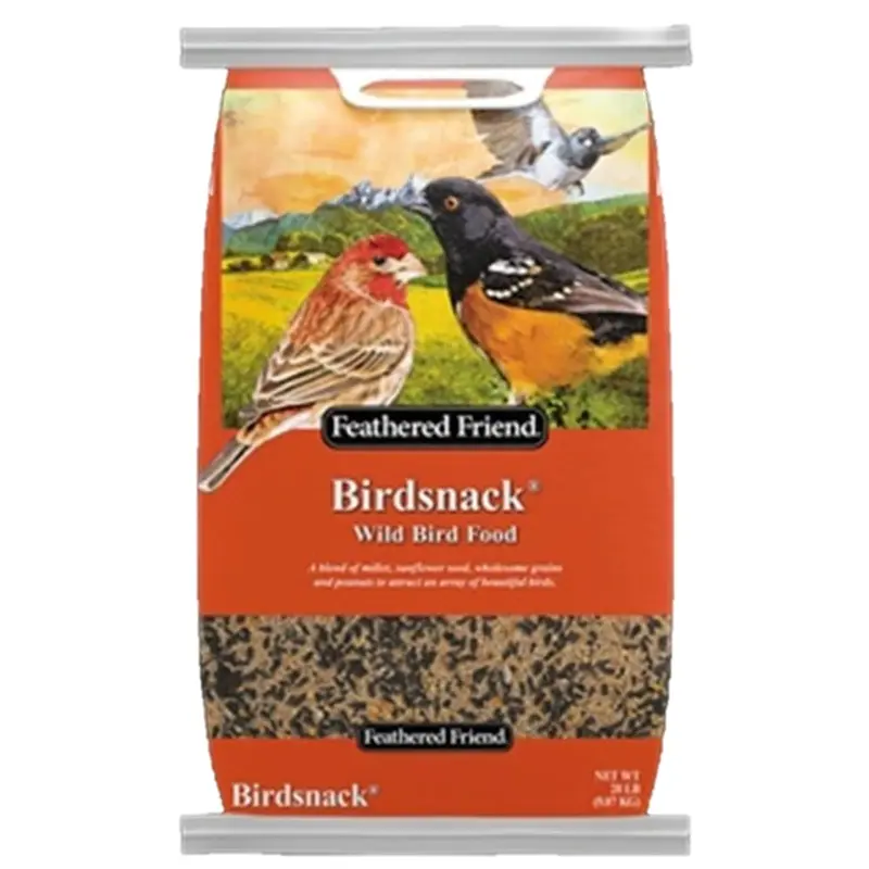 Birdsnack Wild Bird Food 20 Pound Bag Premium Blend for Wild Birds