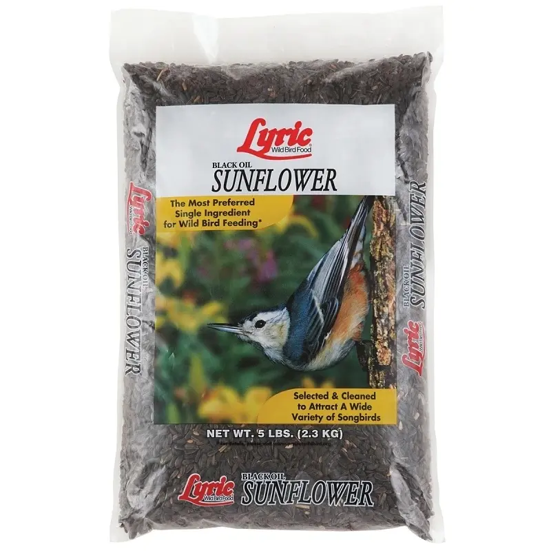 Black Oil Sunflower Seed Bird Food, 5 Pounds Bag