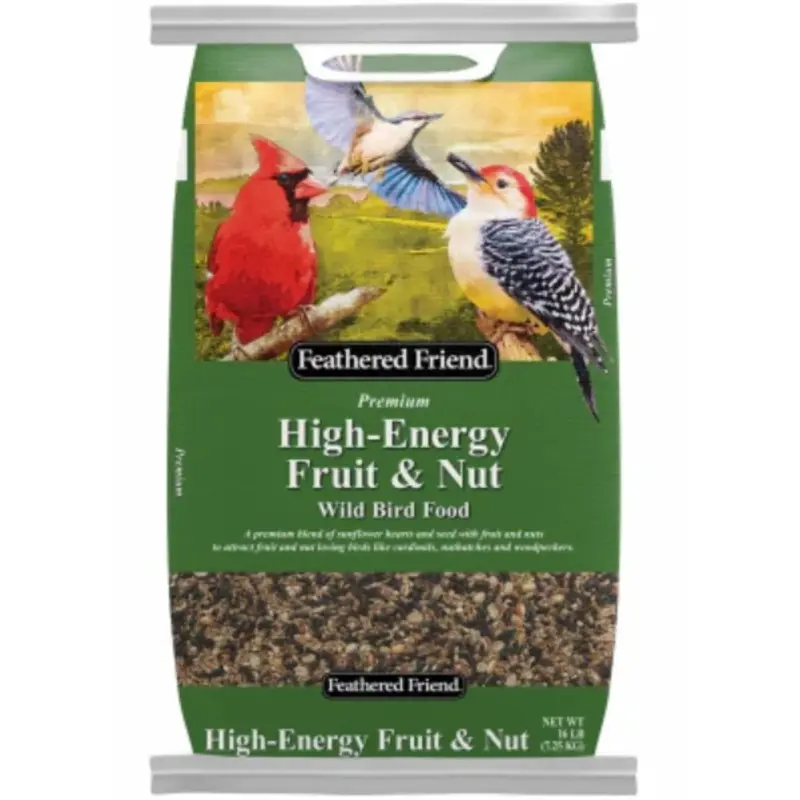 High-Energy Fruit and Nut Wild Bird Food, 4 Pound Bag