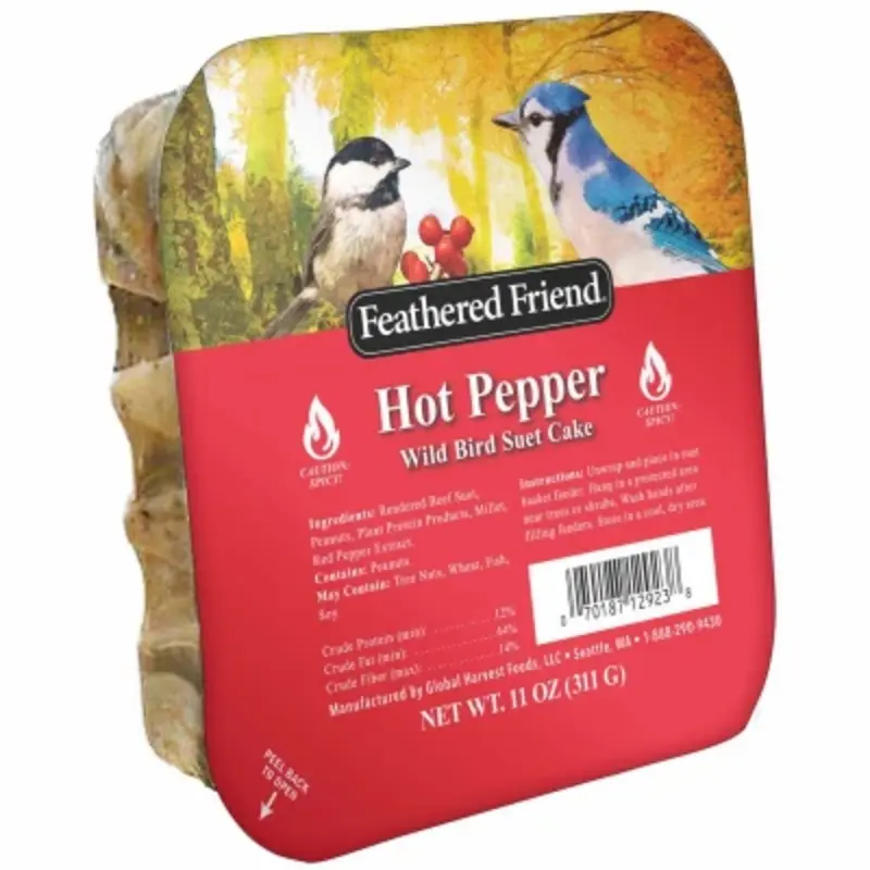 Hot Pepper Blend Suet, 11 oz.