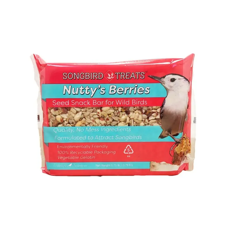 Nutty's Berries Large 1.75 Pound Nut and Berry Snack Bar