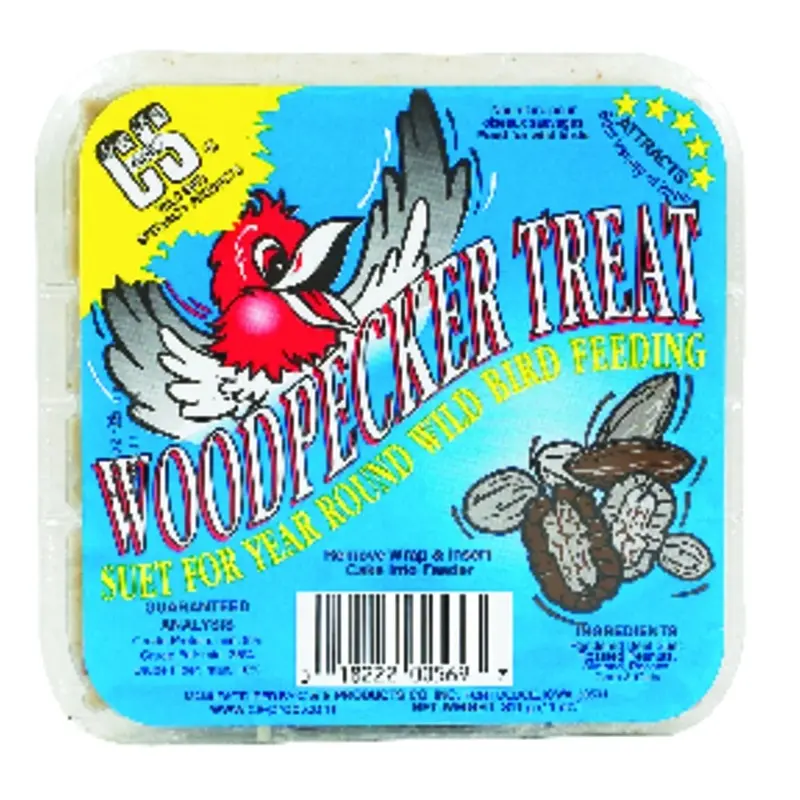 Woodpecker Blend Suet Cake for Wild Birds, 11 Ounce