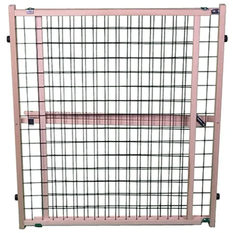 Adjustable Wire Mesh Pet Gate, Fits Openings 29.5 to 50 Inches Wide by 32 Inches High
