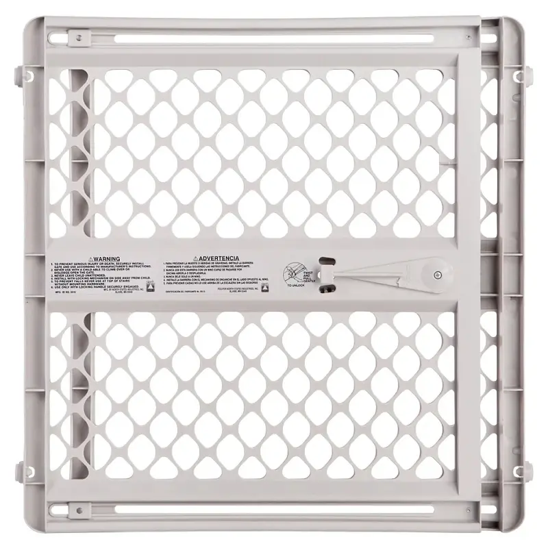 Expandable Plastic Security Gate, Adjustable Width 26 Inches to 42 Inches