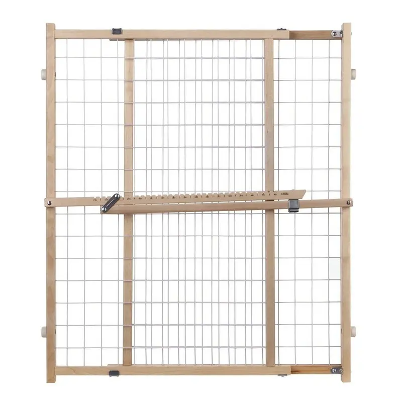 Wide Wire Mesh Safety Gate Model 4615a - Durable And Versatile