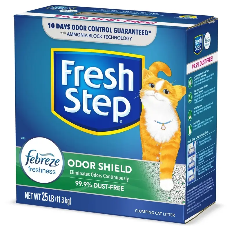 Cat Litter Odor Shield Scoopable Scented 25 Pounds
