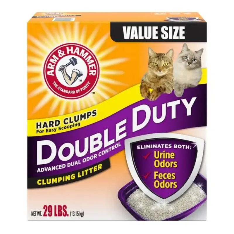 Double Duty Scented Clumping Cat Litter, 29 Pounds