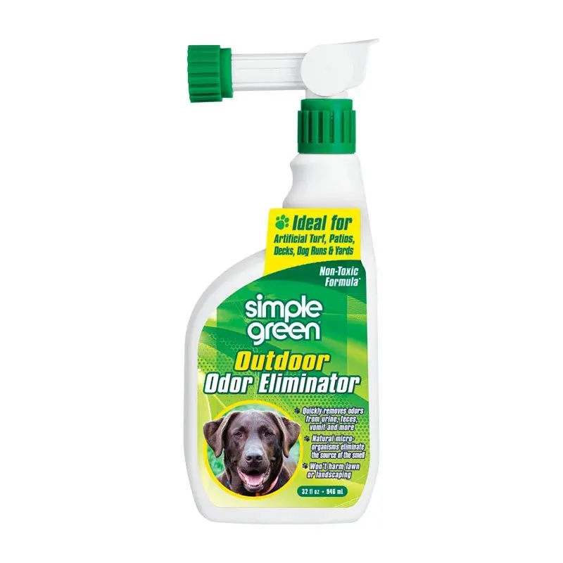 Outdoor Pet Odor Eliminator, 1 Gallon Concentrated Formula for Yard and Patio
