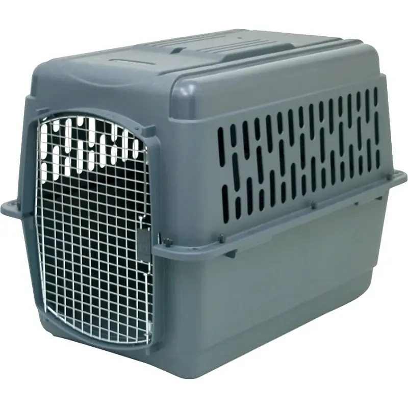Pet Porter Two Large Kennel Pet Carrier for Dogs and Cats