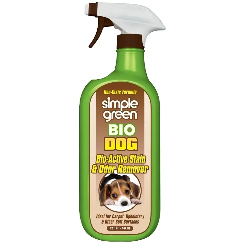Pet Stain and Odor Remover Dog Formula 32 Ounce Spray Bottle
