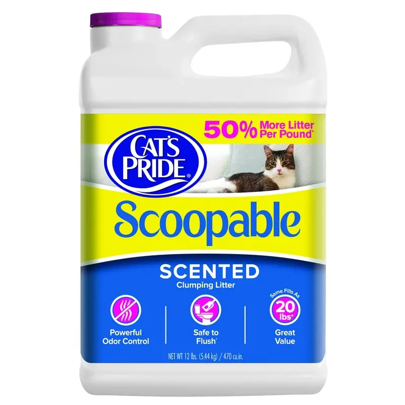 Scoopable Flushable Cat Litter, 12 Pounds