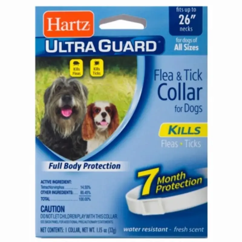 UltraGuard Flea and Tick Dog Collar, 26 Inch Length, Waterproof and Adjustable