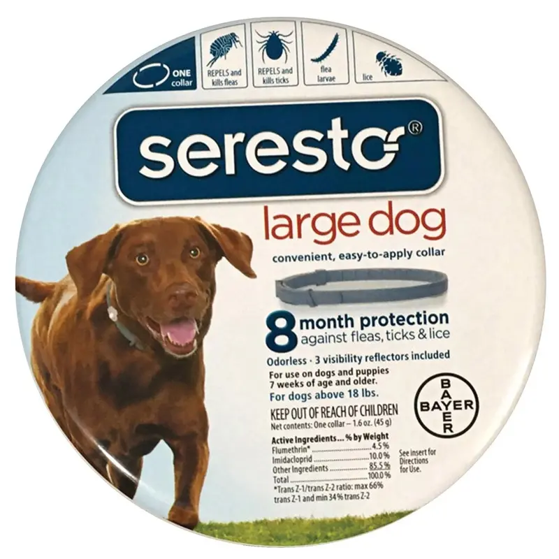 Adjustable Flea and Tick Collar for Large Dogs