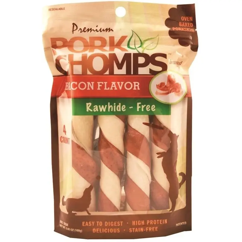 Dog Treats, Premium Bacon Twistz, 4-Ct.