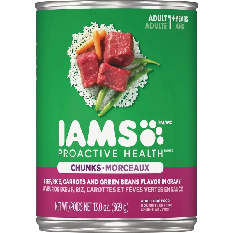 Dog Food Savory Beef and Rice Flavor 13.2 Ounce Can