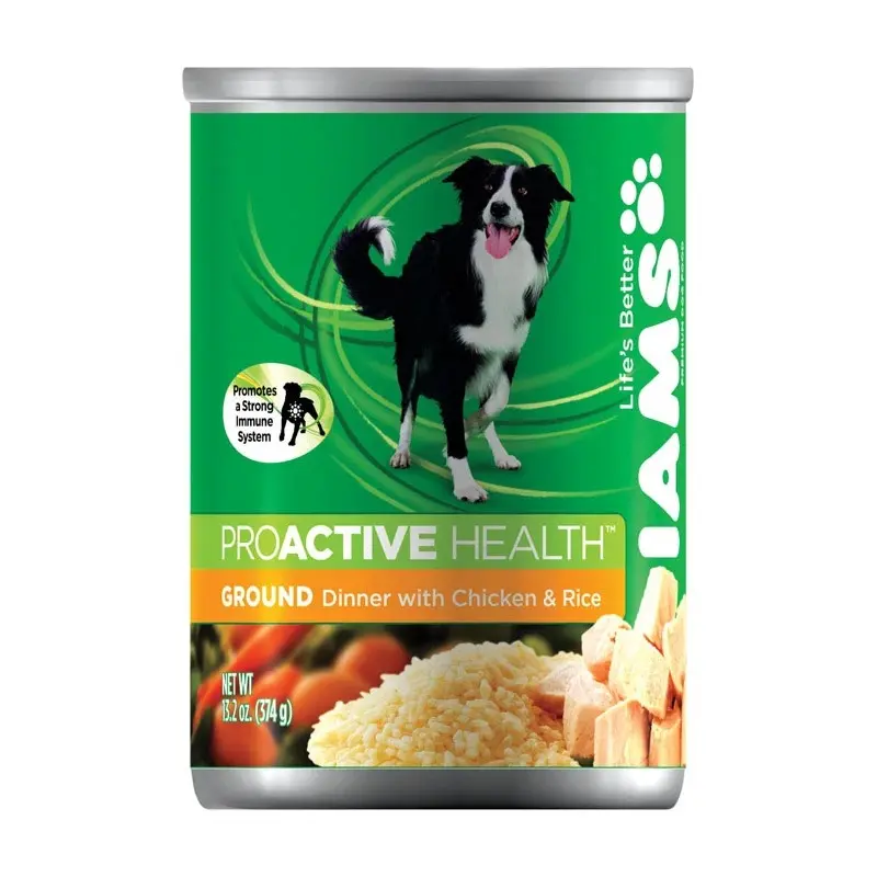 Dog Food, Savory Chicken & Rice, 13.2 oz. Can