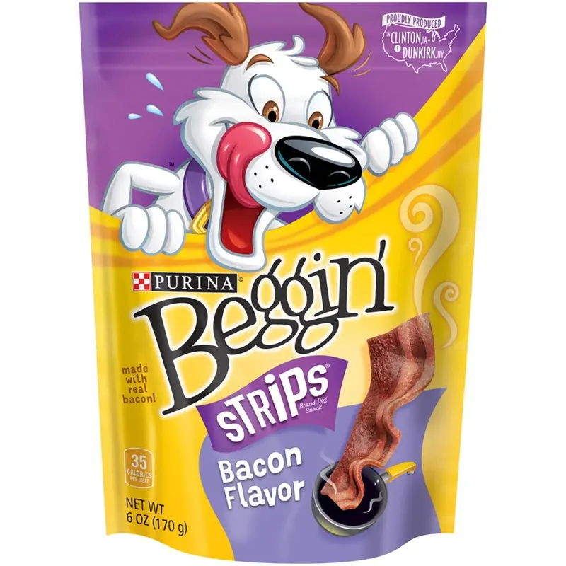 Dog Treats, Bacon, 6 oz. Pouch