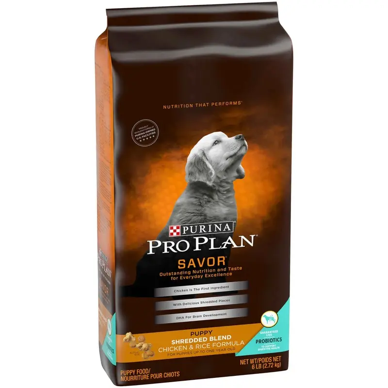 Dry Dog Food for Puppies, Chicken and Rice Formula, 6 Pounds Bag