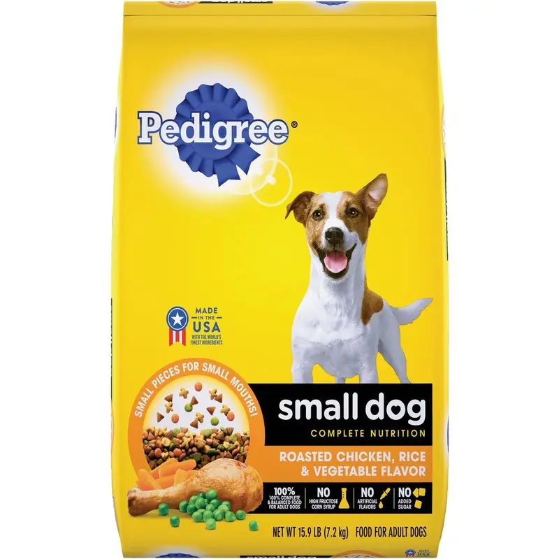 Dry Dog Food for Small Breed Dogs, Chicken Flavor, 14 Pounds Bag