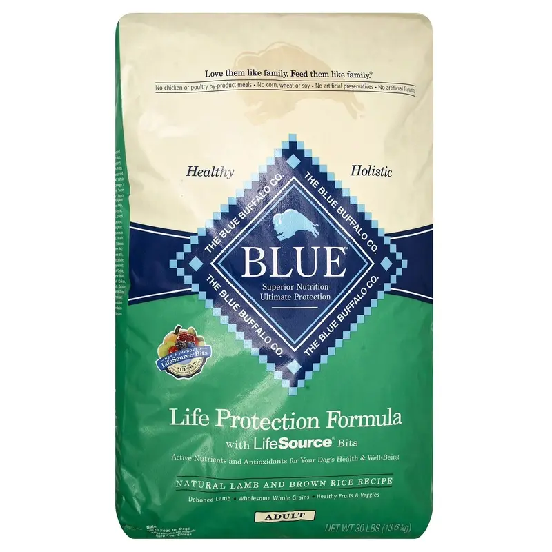 Dry Dog Food Lamb and Rice Formula 30 Pounds Bag