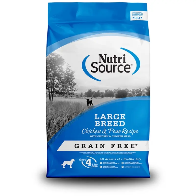 Grain-Free Chicken Dry Dog Food for Large Breed Dogs, 26 Pounds Bag