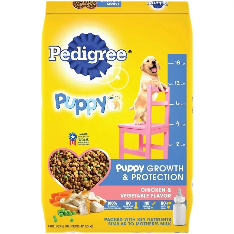 Mealtime Dry Puppy Food, 14 Pounds Bag, Complete Nutrition for Growing Puppies