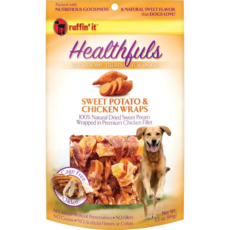 08316 Wholesome Sweet Potato And Chicken Wrap Dog Treat, 3.5 Oz