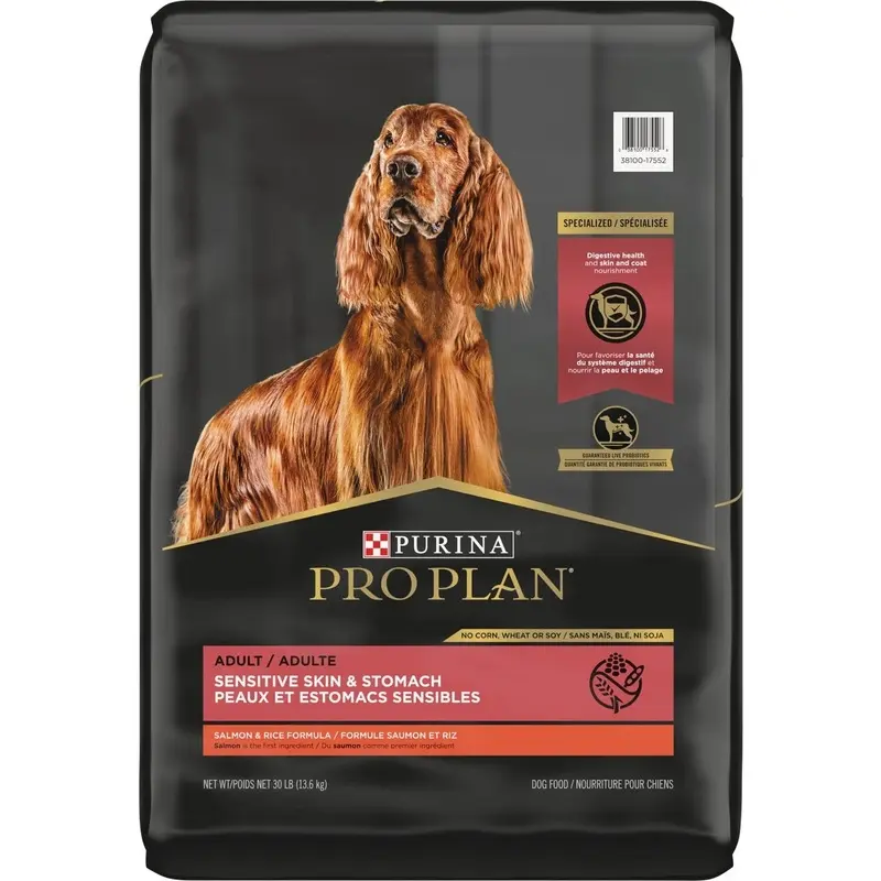 Dry Dog Food for Sensitive Skin and Stomach, 30 Pounds Bag