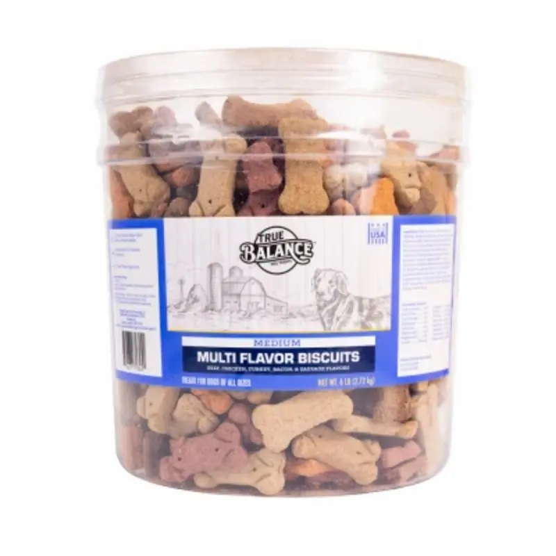 Multi-Flavored Medium Size Dog Biscuits, 6 Pounds
